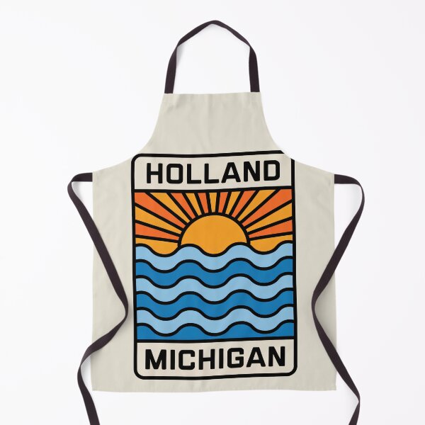 Item preview, Holland Michigan - Sunset Card Design designed and sold by TheOldMittenIllustrated.