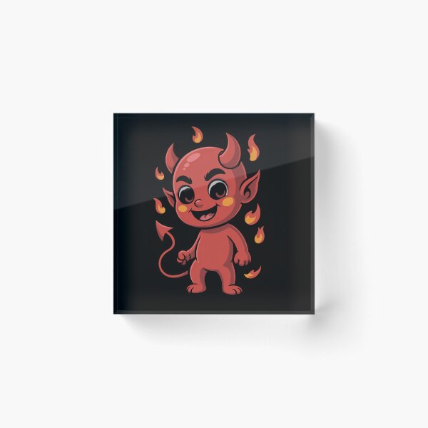 Item preview, Diablito – Cute Cartoon Devil Character designed and sold by RedWhiteTees.