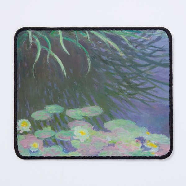 Item preview, Nympheas Avec Reflets De Hautes Herbes by Claude Monet: Tranquil Water Garden designed and sold by artofuniverse.