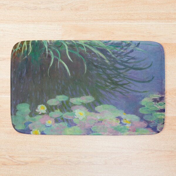 Item preview, Nympheas Avec Reflets De Hautes Herbes by Claude Monet: Tranquil Water Garden designed and sold by artofuniverse.
