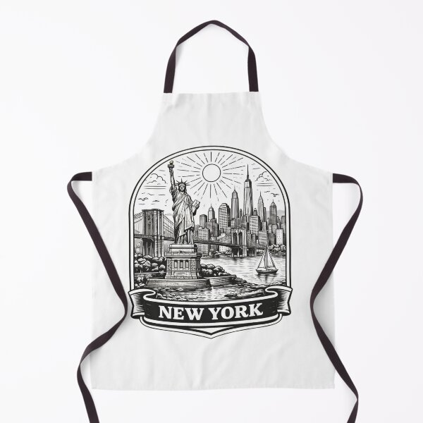 Item preview, New York Line Art Illustration designed and sold by Myra365Art.