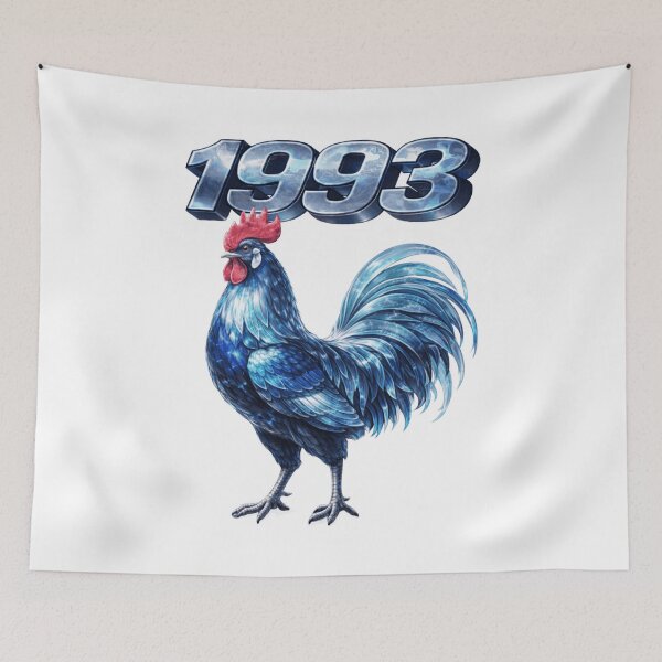Item preview, 1993 Year of the Rooster Eastern Zodiac Strength Power Design designed and sold by AlexLineArt.