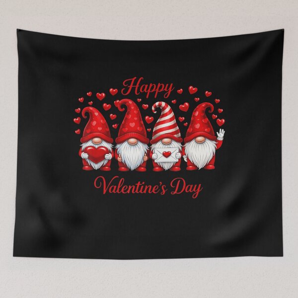 Item preview, Happy Valentine'S Day Gnome With Heart Cute Gnome Valentine designed and sold by BaidenNeta.