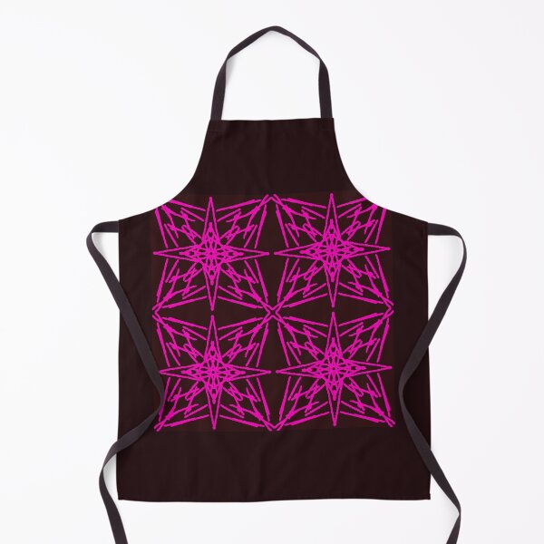 Item preview, Bold Neon Pink Starburst Geometric Sketch on Black. designed and sold by Tinaartth .