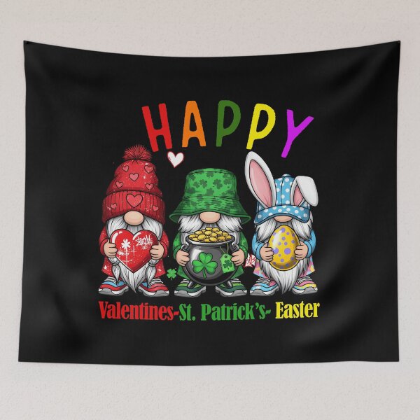 Item preview, Happy Valentines St Patrick Easter Happy Holiday Gnome designed and sold by BaidenNeta.