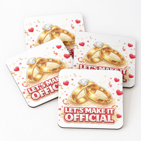 Item preview, Marry me lets make it official  designed and sold by JamesDunican.
