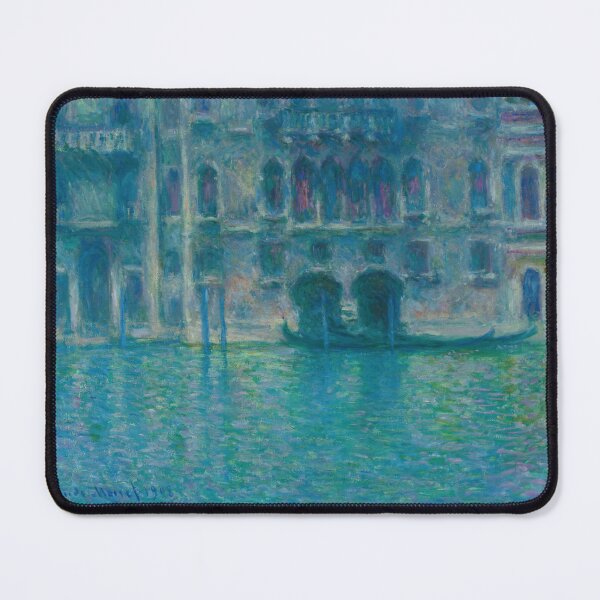 Item preview, Palazzo Da Mula Venice by Claude Monet: Luminous Venetian Impressionist Poster designed and sold by artofuniverse.