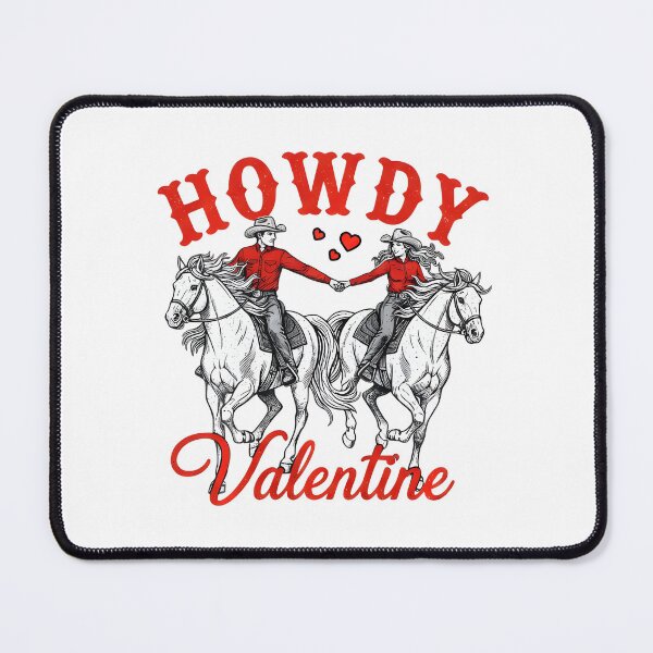 Item preview, Howdy Valentine Retro Western Couple Love Design designed and sold by BaidenNeta.