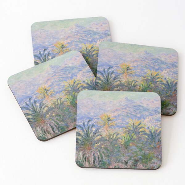 Item preview, Palm Trees at Bordighera by Claude Monet: Dreamy Coastal Impressionist Poster designed and sold by artofuniverse.