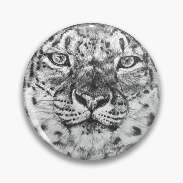 Item preview, Snow Leopard Portrait designed and sold by BeckyKidus.
