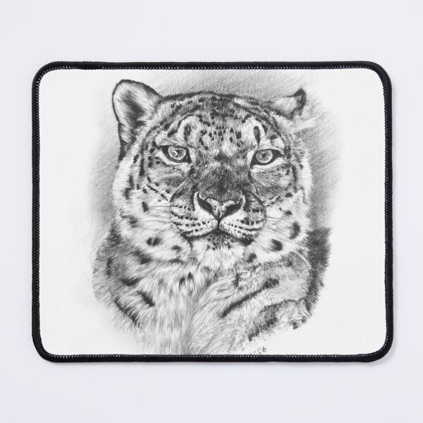 Item preview, Snow Leopard Portrait designed and sold by BeckyKidus.