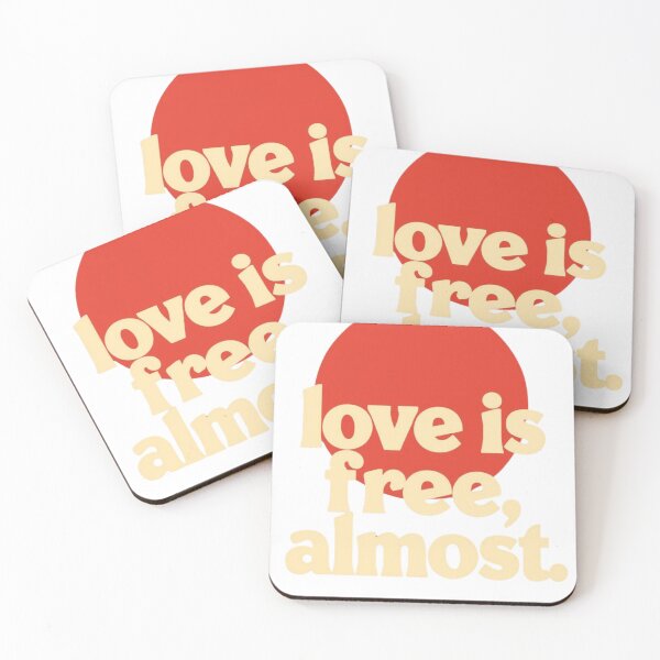 Item preview, Love is Free, Almost. designed and sold by BKDIGITALSHOP.