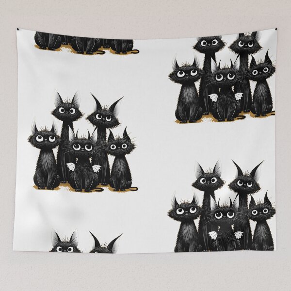Item preview, Spooky Cute Creature Squad – Whimsical Dark Cartoon Characters designed and sold by Skolyak.