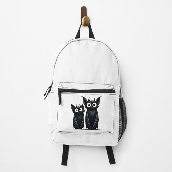 Item preview, Spooky Bat Cat Duo – Cute Gothic Cartoon Creatures designed and sold by Skolyak.