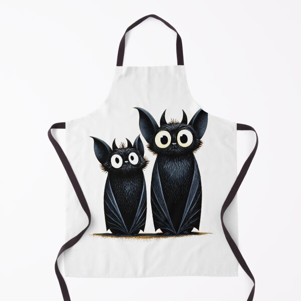 Item preview, Spooky Bat Cat Duo – Cute Gothic Cartoon Creatures designed and sold by Skolyak.