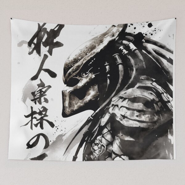 Item preview, The Predator Sumi-e designed and sold by AnimeArsenalPrints.