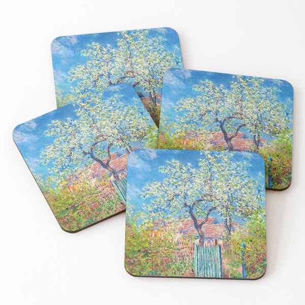 Item preview, Poirier En Fleurs by Claude Monet: Impressionist Garden Fine Art Poster designed and sold by artofuniverse.