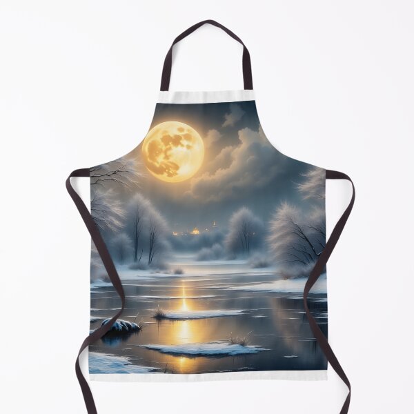 Item preview, Midnight Riverfront in Winter designed and sold by svace.