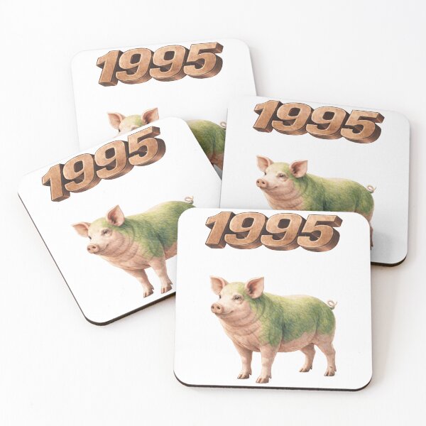 Item preview, 1995 Year of the Pig Eastern Zodiac Strength Power Design designed and sold by AlexLineArt.