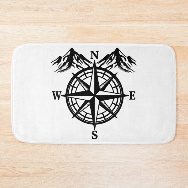 Item preview, Mountain Compass Rose – Adventure Navigation Illustration designed and sold by DariusZD.