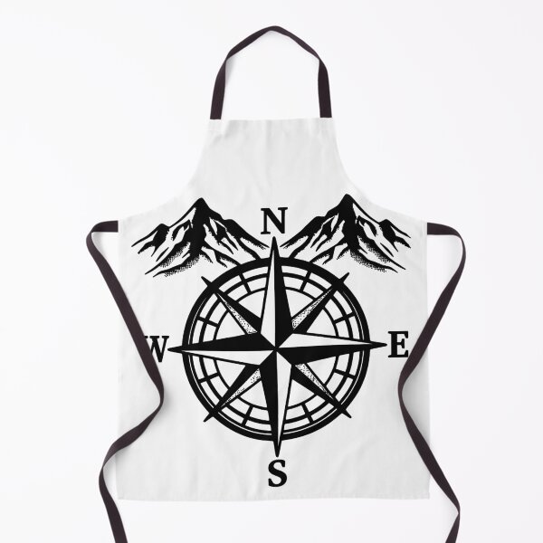 Item preview, Mountain Compass Rose – Adventure Navigation Illustration designed and sold by DariusZD.