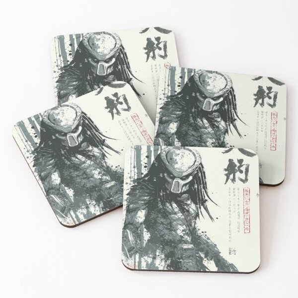 Item preview, The Predator Sumi-e Warm Green  designed and sold by AnimeArsenalPrints.
