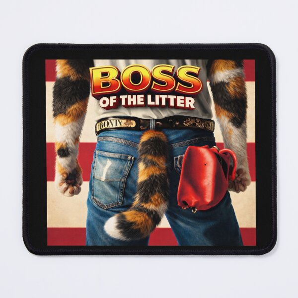 Item preview, Boss of the Litter designed and sold by Cats and Other Things.