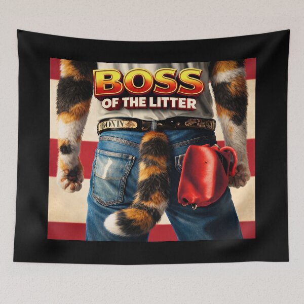 Item preview, Boss of the Litter designed and sold by Cats and Other Things.