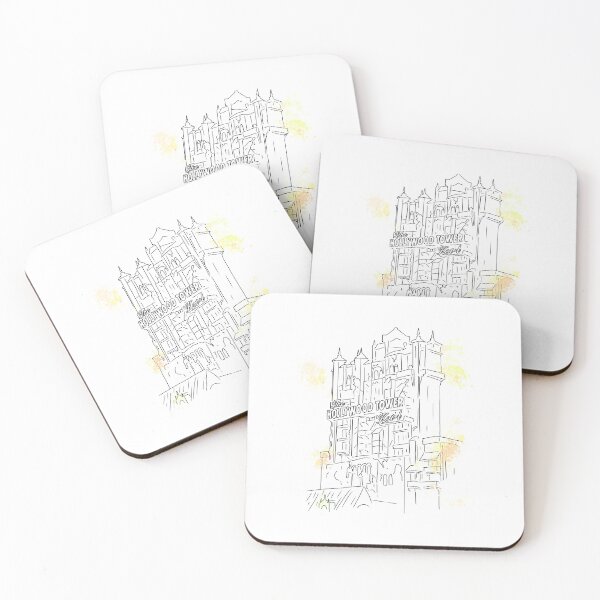 Item preview, Hollywood Studios Watercolor Line Art designed and sold by Madie Clum.