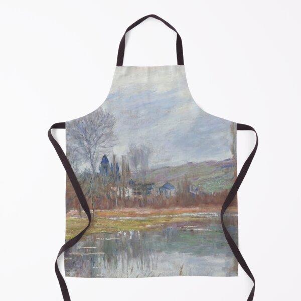 Item preview, Printemps a Vetheuil by Claude Monet: Serene Impressionist River Landscape Poster designed and sold by artofuniverse.