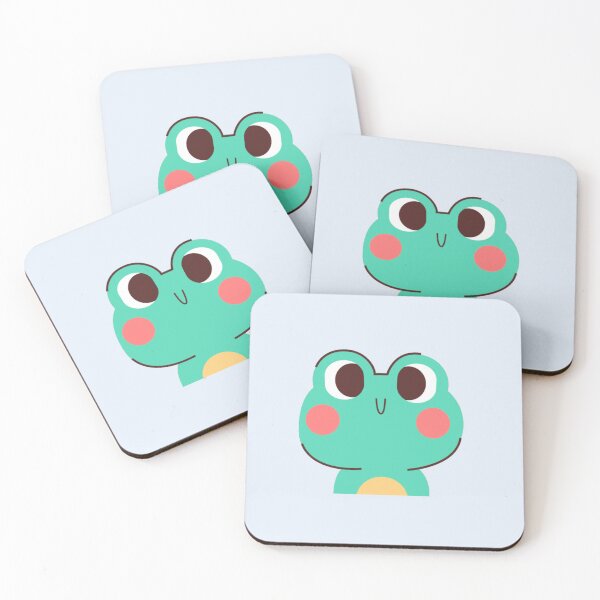 Item preview,  Cute Cartoon Frog Sticker with Playful Expression designed and sold by nada-art.