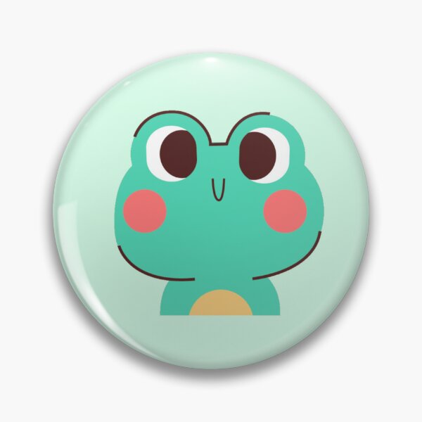 Item preview,  Cute Cartoon Frog Sticker with Playful Expression designed and sold by nada-art.