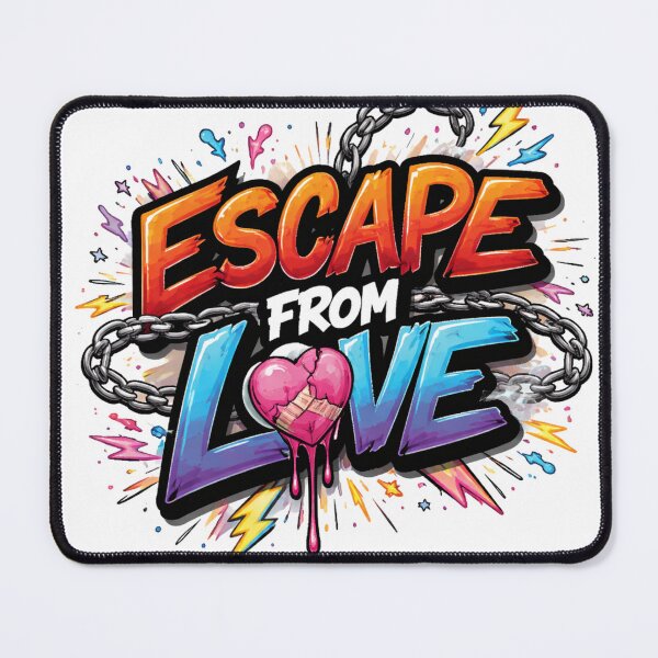 Item preview, Escape From Love - Graffiti Broken Heart Streetwear Art designed and sold by VersaGraphix.