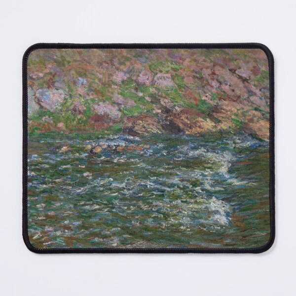 Item preview, Rapids on the Petite Creuse at Fresselines by Claude Monet: Impressionist River Poster designed and sold by artofuniverse.