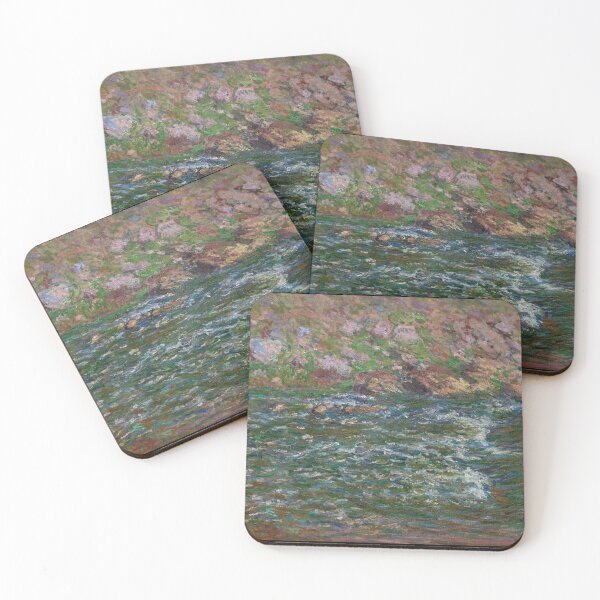 Item preview, Rapids on the Petite Creuse at Fresselines by Claude Monet: Impressionist River Poster designed and sold by artofuniverse.
