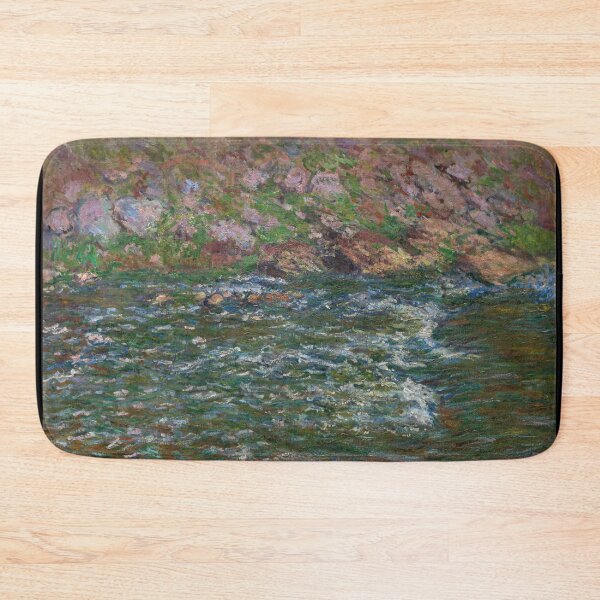 Item preview, Rapids on the Petite Creuse at Fresselines by Claude Monet: Impressionist River Poster designed and sold by artofuniverse.