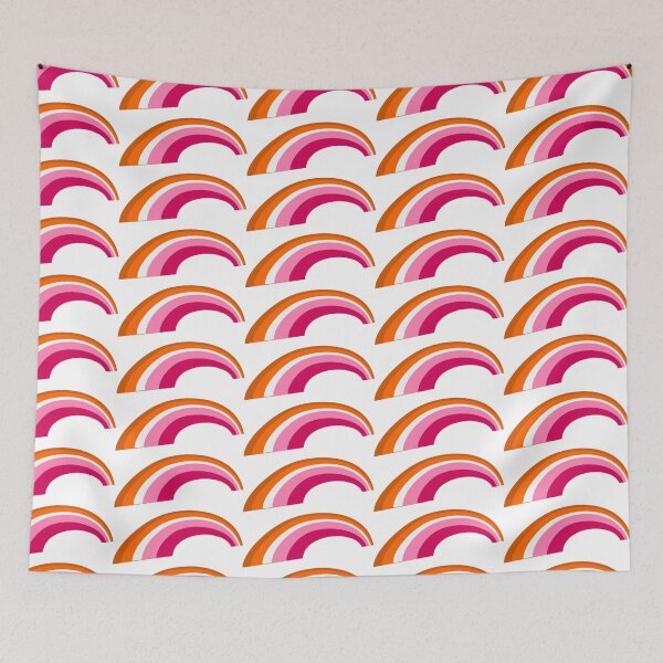 Item preview, Proud Rainbow Lesbian Pride Flag designed and sold by HarveyHandcraftsandDesigns.