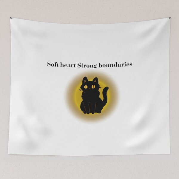 Item preview, Spiritual Cat Soft Heart Strong Boundaries designed and sold by mon369000.