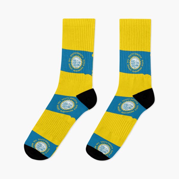 Item preview, South Dakota State Pride, Map & Flag Emblem designed and sold by mashmosh.