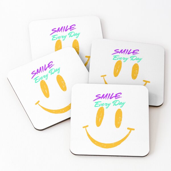 Item preview, Smile Every Day – Motivational Quote Art for T-Shirts, Mugs & Stickers designed and sold by Khaoula Digital Studio.