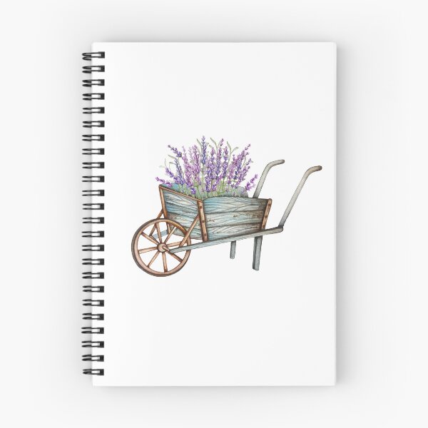 Item preview, Lavender and wheel Barrel designed and sold by Free Bird Studio.