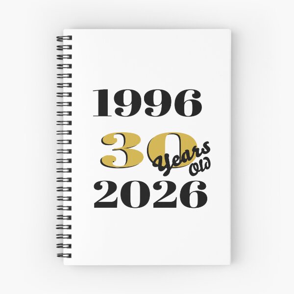 Item preview, Vintage 1996 Black & Gold 30 years old Typography Collection designed and sold by RemieJames.