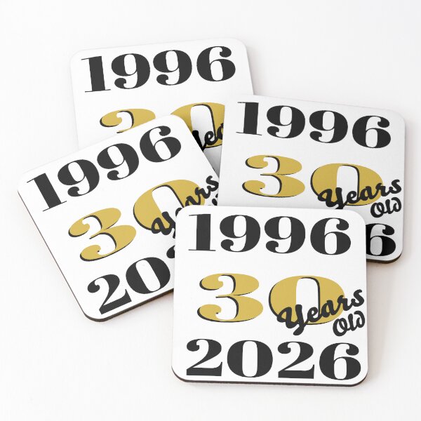 Item preview, Vintage 1996 Black & Gold 30 years old Typography Collection designed and sold by RemieJames.