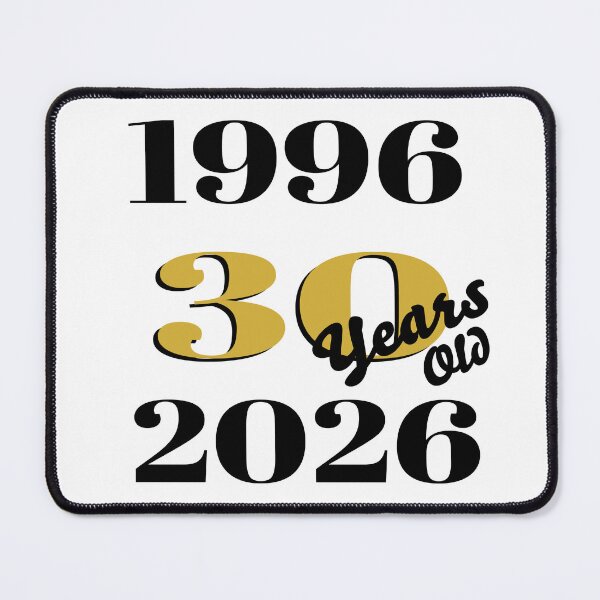Item preview, Vintage 1996 Black & Gold 30 years old Typography Collection designed and sold by RemieJames.