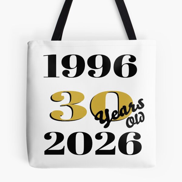 Item preview, Vintage 1996 Black & Gold 30 years old Typography Collection designed and sold by RemieJames.