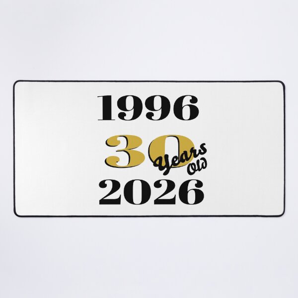 Item preview, Vintage 1996 Black & Gold 30 years old Typography Collection designed and sold by RemieJames.