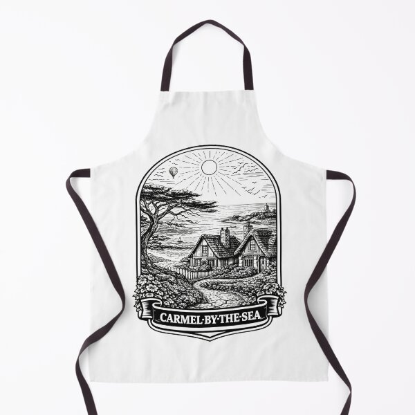 Item preview, Carmel-by-the-Sea, California Line Art Illustration designed and sold by Myra365Art.