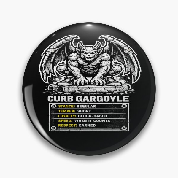 Item preview, Curb Gargoyle Street Guardian Skate Art Tee designed and sold by POD DYNASTY.