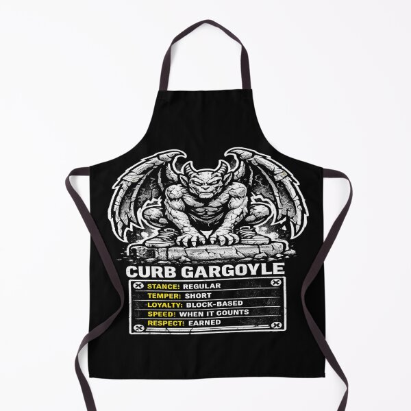 Item preview, Curb Gargoyle Street Guardian Skate Art Tee designed and sold by POD DYNASTY.