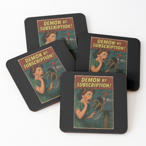 Item preview, Retro Horror Comic - Demon by Subscription Vintage Art designed and sold by The Devil's Bargain.
